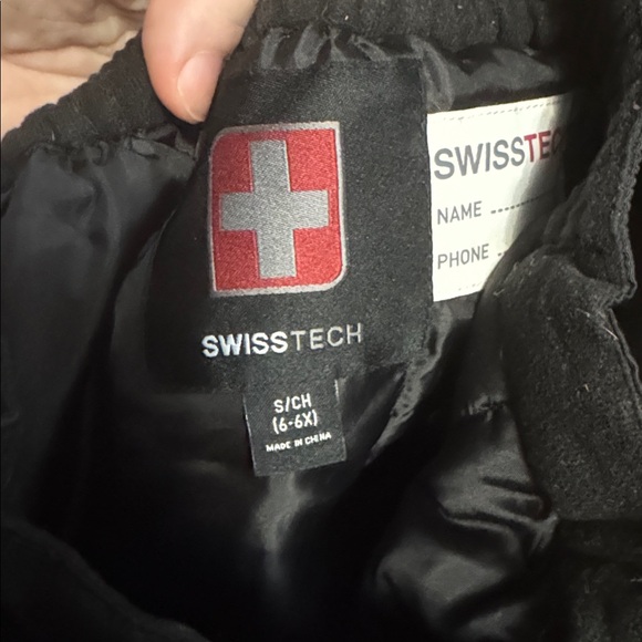 Swiss tach black snow pants small 6 - Picture 2 of 2